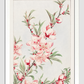 Peach tree branches with leaves and blossoms during 1870–1880 by Megata Morikaga