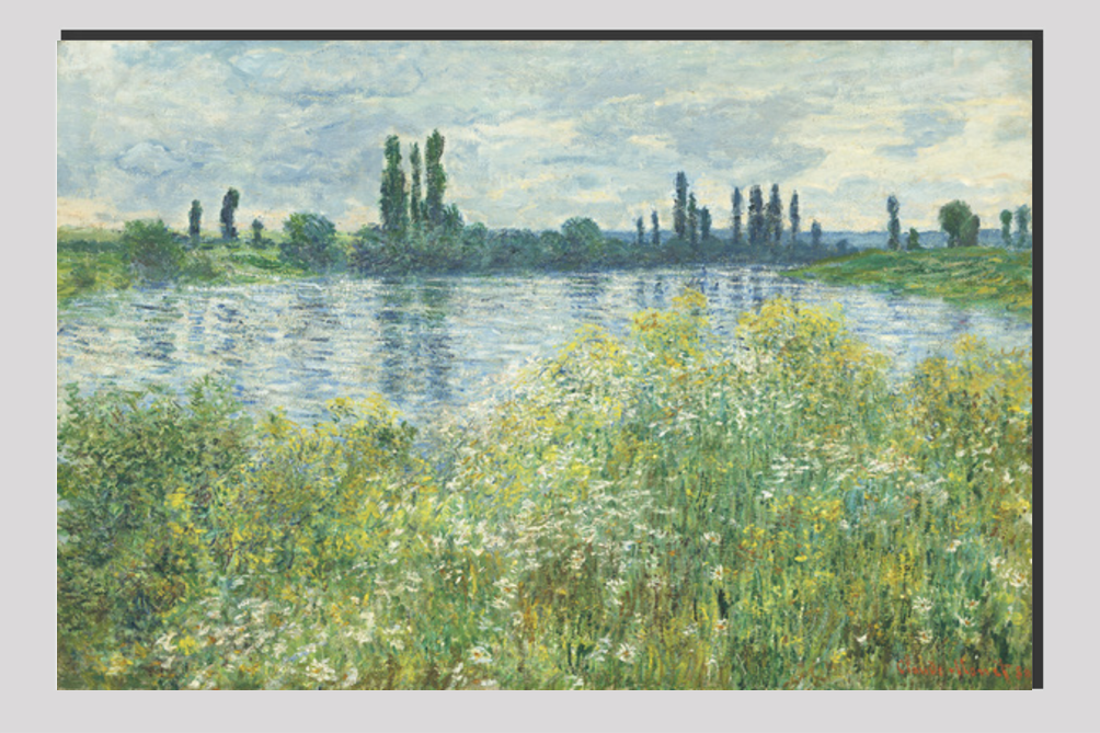 Banks of the Seine, Vétheuil (1880) by Claude Monet