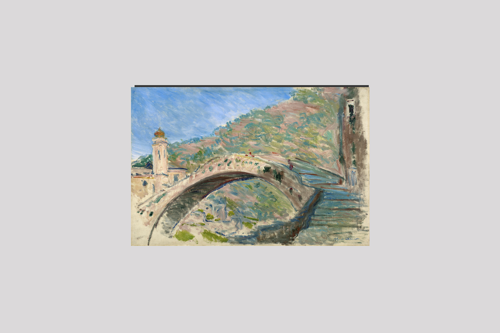 Monet's Bridge at Dolceacqua (1884)