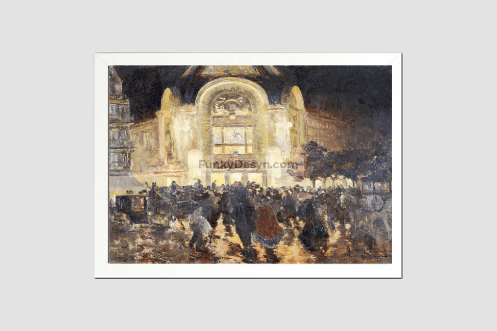 The Gaumont-Palace cinema, place de Clichy (19) by Louis Abel-Truchet