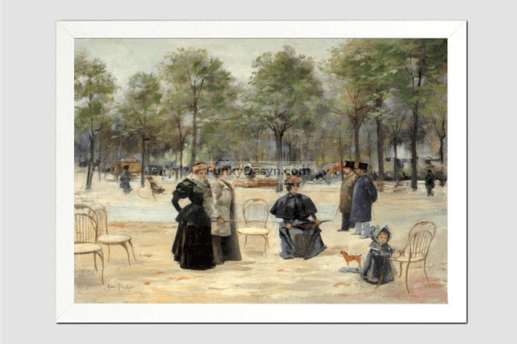 To the Champs Elysees (1895) by Louis Abel-Truchet.