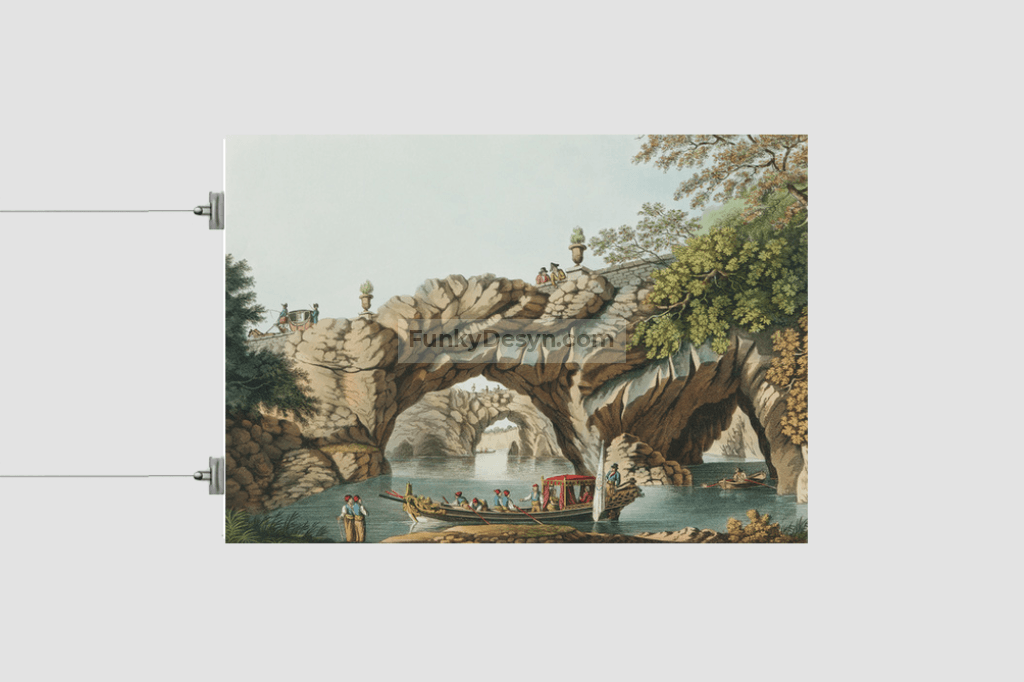 View at Villa Scabrosa by Luigi Mayer (1755-1803)