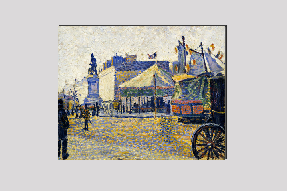 Place de Clichy (1887) painting  by Paul Signac