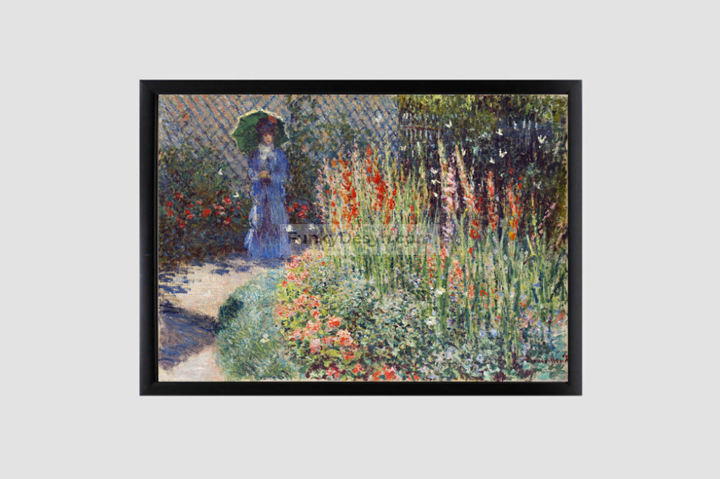 Claude Monet's Rounded Flower Bed (1876)