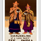 See India Vintage Darjeeling Tourism Poster 8.3X11.7 Inches/ White Framed Decor