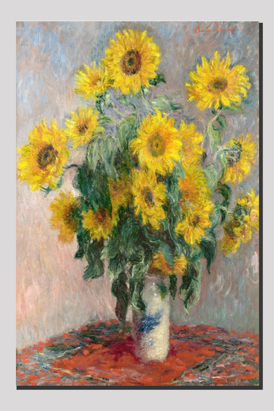 Bouquet of Sunflowers (1881) by Claude Monet