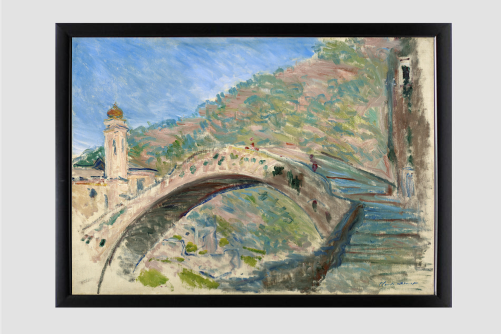 Monet's Bridge at Dolceacqua (1884)