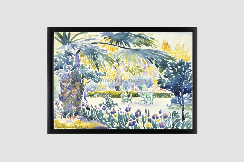 Garden of the Painter at Saint Clair (1908) painting  by Henri-Edmond Cross