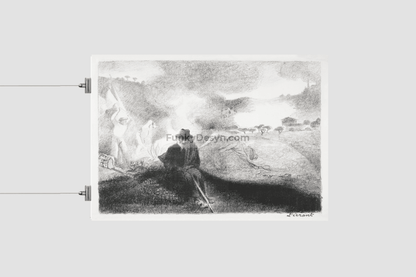 L’Errant (1856–1910) print in high resolution by Henri-Edmond Cross.