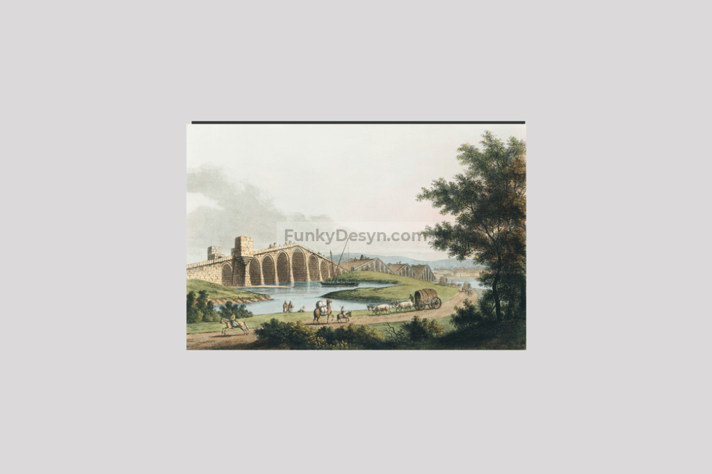 Ponte grande  by Luigi Mayer (1755-1803).