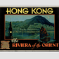 Hong Kong Vintage Travel Poster 11.7X16.54 Inches/ Rolled Poster Decor