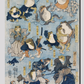 Famous Heroes of the Kabuki Stage Played by Frogs by Utagawa Kuniyoshi (1798-1861), a woodcut illustration of personified frogs in costume acting out scenes from Kabuki plays.