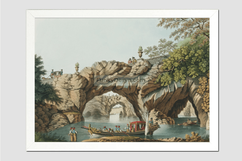 View at Villa Scabrosa by Luigi Mayer (1755-1803)