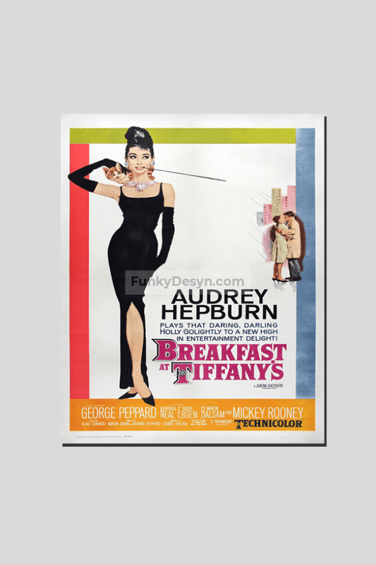 Breakfast At Tiffanys -1961 16X20 Inches/ Wrapped Canvas Decor