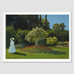 Monet's Lady in the garden (1867)