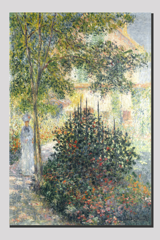 Camille Monet in the Garden at Argenteuil (1876) by Claude Monet