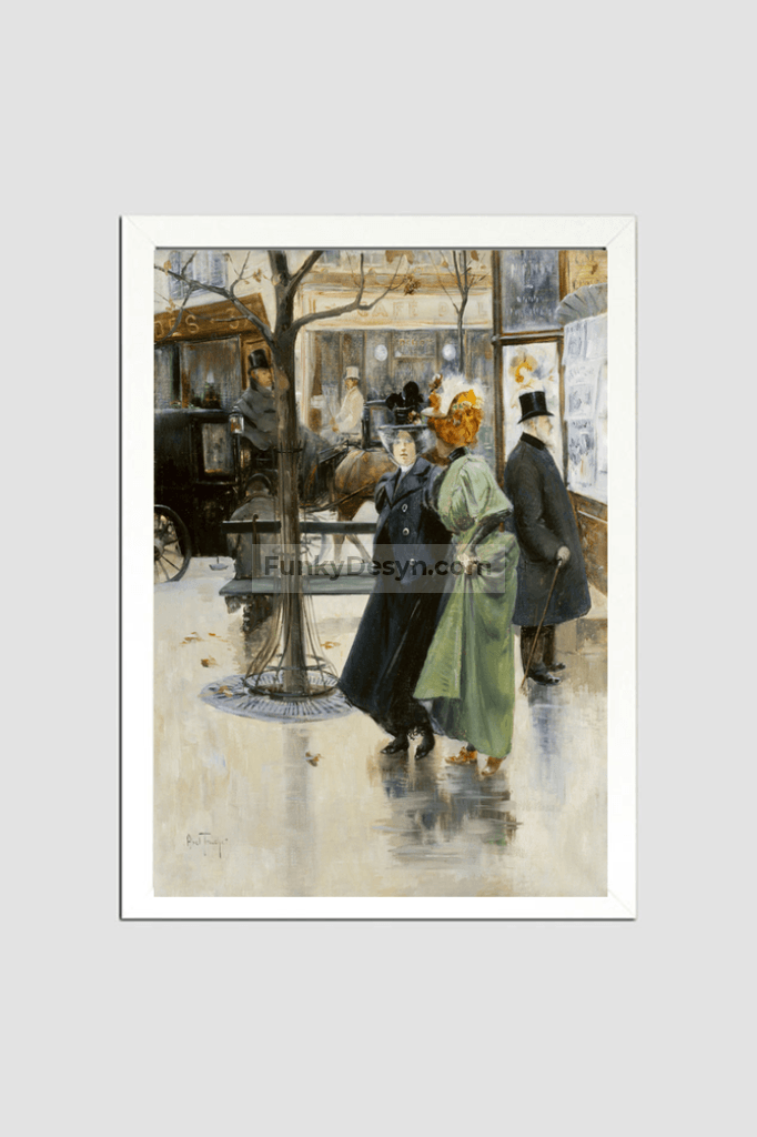 On the Boulevards (1895) by Louis Abel-Truchet
