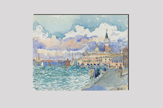Venice (1903) painting in high resolution by Henri-Edmond Cross.
