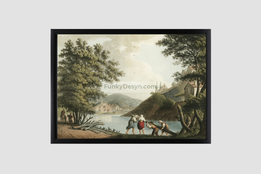 View on the Aluta from Views in the Ottoman Dominions, in Europe, in Asia  by Luigi Mayer (1755-1803)