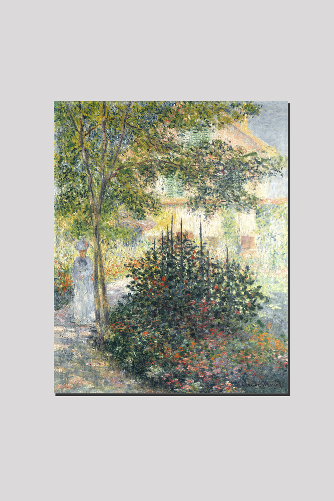 Camille Monet in the Garden at Argenteuil (1876) by Claude Monet
