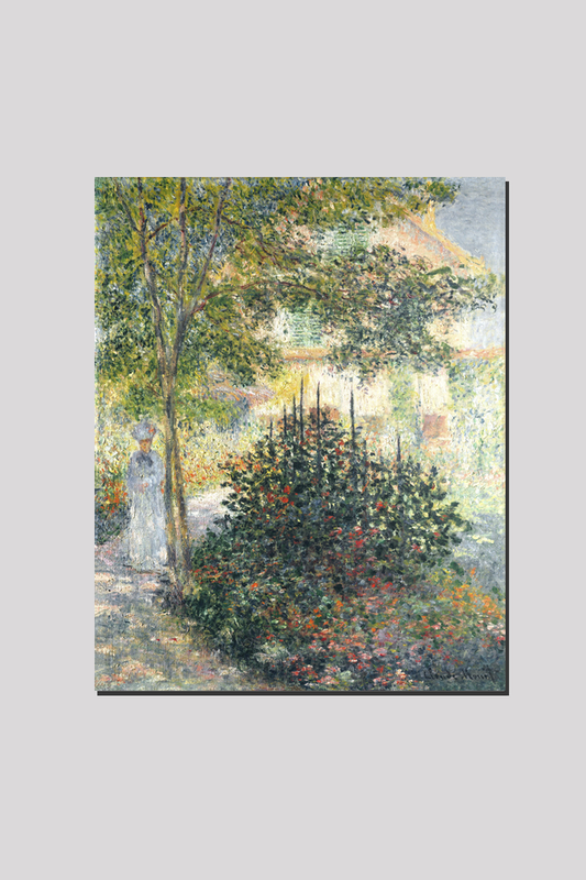 Camille Monet in the Garden at Argenteuil (1876) by Claude Monet