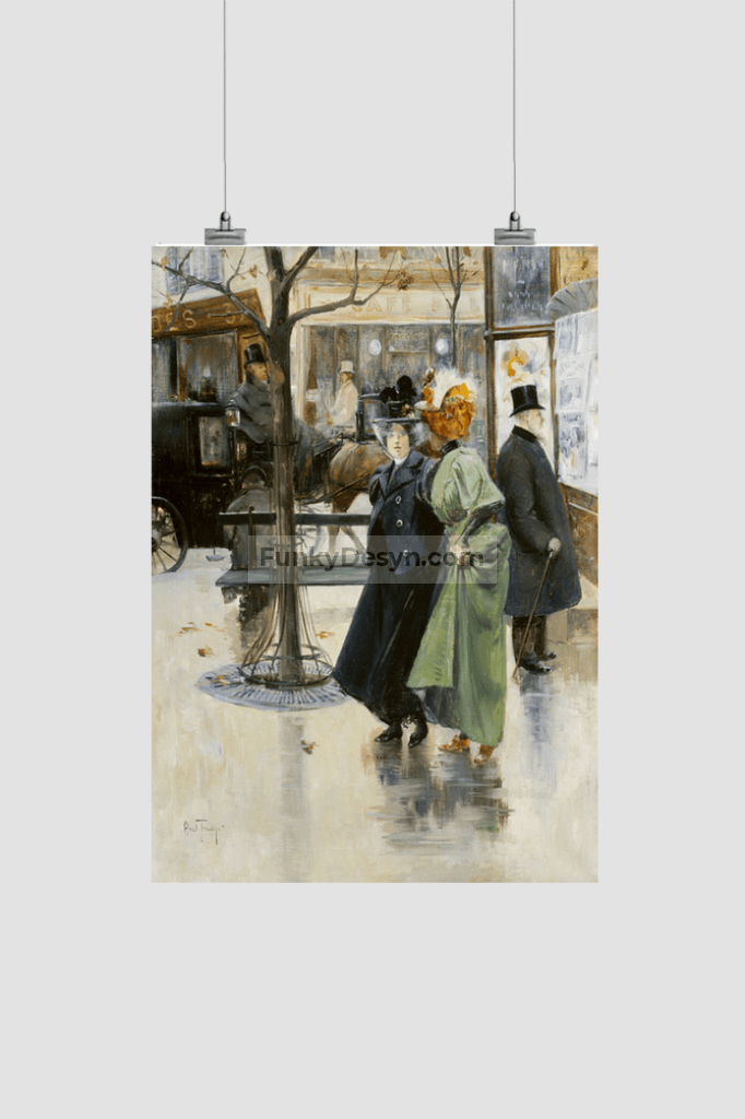 On the Boulevards (1895) by Louis Abel-Truchet