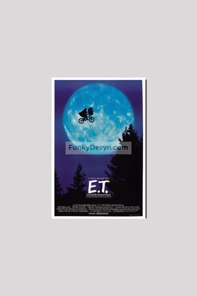 E.t. The Extra-Terrestrial - 1982 8X12 Inches/ Wrapped Canvas Decor