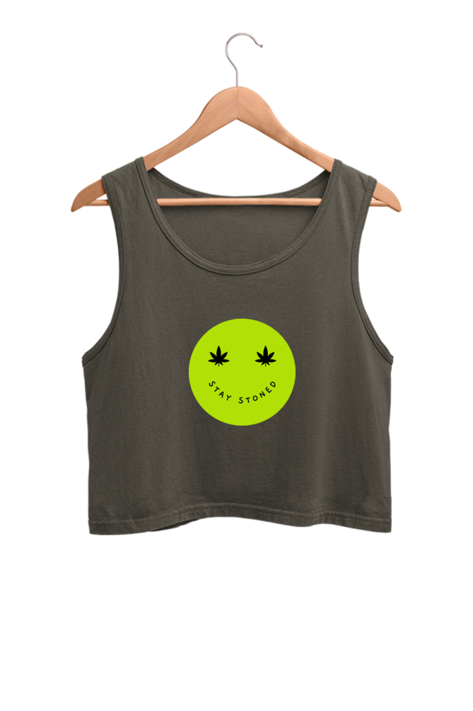 Stay Stoned - Crop Tanks