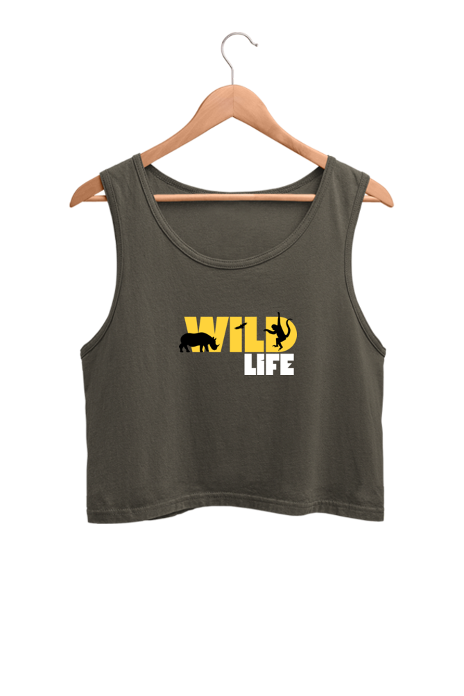 Wildlife design - Crop Tank Top