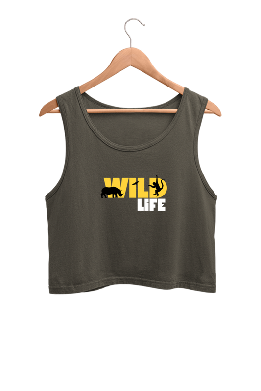 Wildlife design - Crop Tank Top