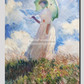Claude Monets Suzanne Hoschedé (1886) 20X30 Inches/ Wrapped Canvas