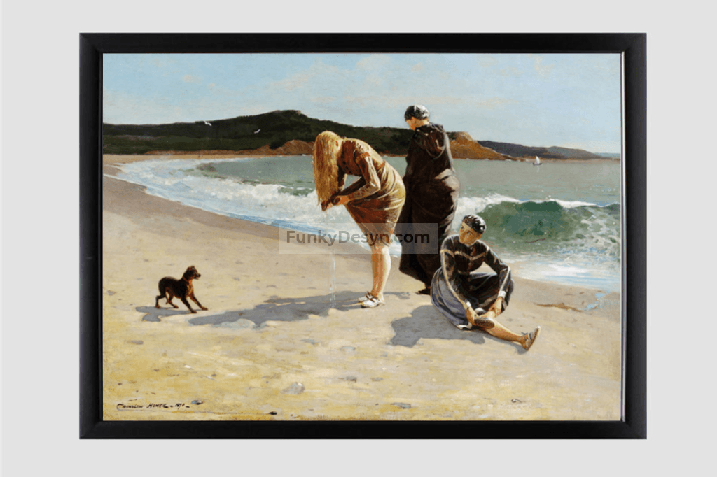 Eagle Head, Manchester, Massachusetts (High Tide) (1870) by Winslow Homer
