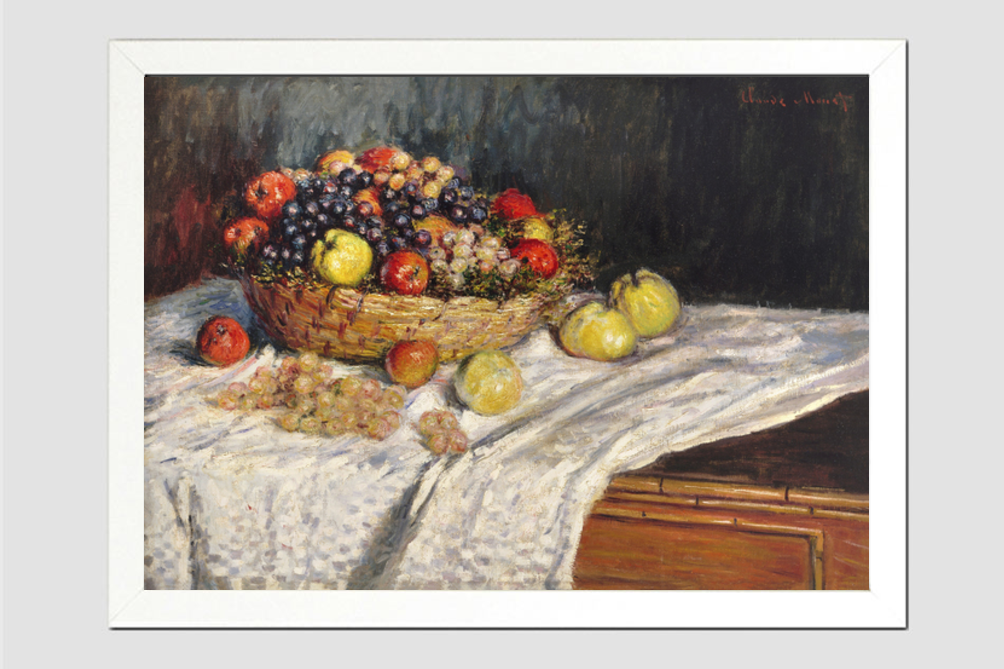 Apples and Grapes (1879–1880) by Claude Monet