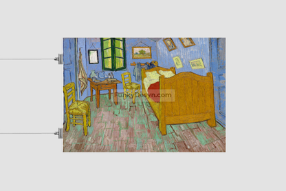 The Bedroom (1889) By Vincent Van Gogh. 8.3X11.7 Inches/ Rolled Poster