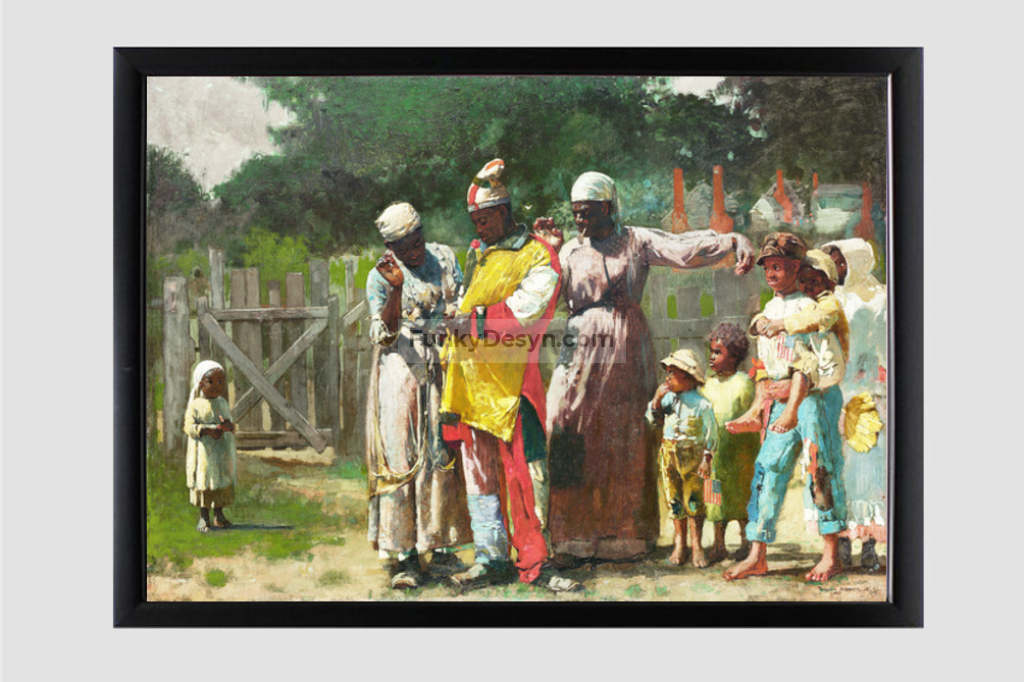 Dressing for the Carnival (1877) by Winslow Homer