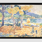 Pines on the Coastline (1856–1910) painting in high resolution by Henri-Edmond Cross.