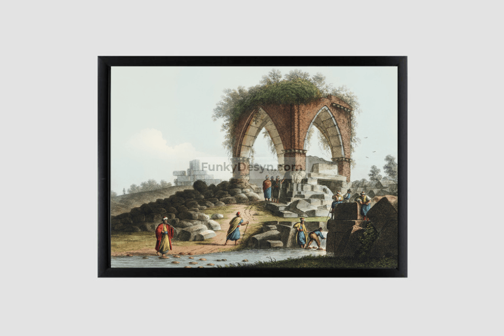 Fountain of Serpents from Views in the Ottoman Dominions, in Europe, in Asia, and some of the Mediterranean islands (1810) illustrated by Luigi Mayer (1755-1803).