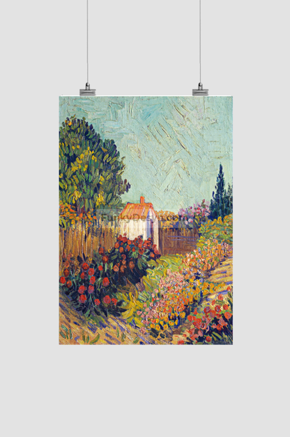 Landscape (19251928) By Vincent Van Gogh. 8.3X11.7 Inches/ Rolled Poster
