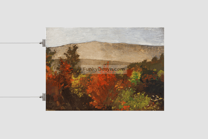 Autumn Treetops (1873) by Winslow Homer.