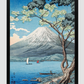 Mount Fuji from Lake Yamanaka print in high resolution by Hiroaki Takahashi (1871–1945)