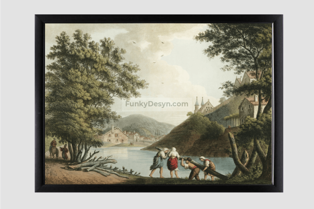 View on the Aluta from Views in the Ottoman Dominions, in Europe, in Asia  by Luigi Mayer (1755-1803)