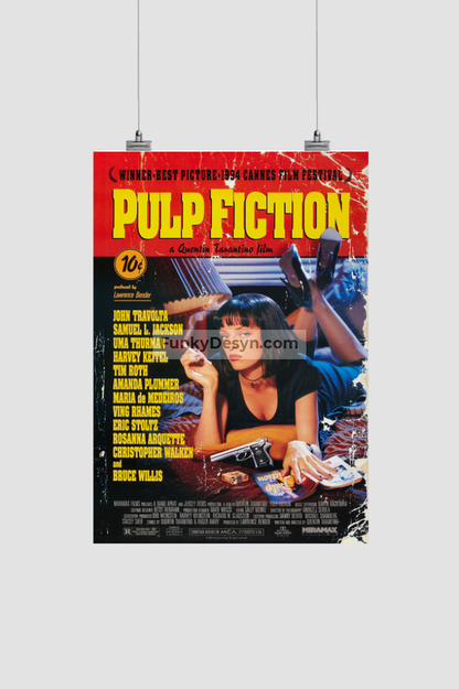 Pulp Fiction - 1994 8.3X11.7 Inches/ Rolled Poster Decor
