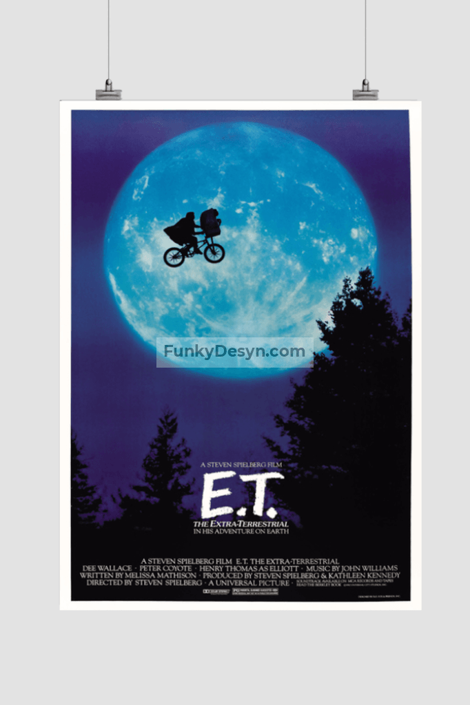 E.t. The Extra-Terrestrial - 1982 11.7X16.54 Inches/ Rolled Poster Decor