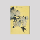 Hydrangea and Swallow, from an untitled series of large flowers by Katsushika Hokusai