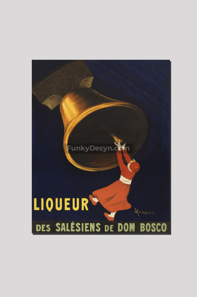 Angelus, liqueur des Salésiens de Dom Bosco (1907)  by Leonetto Cappiello