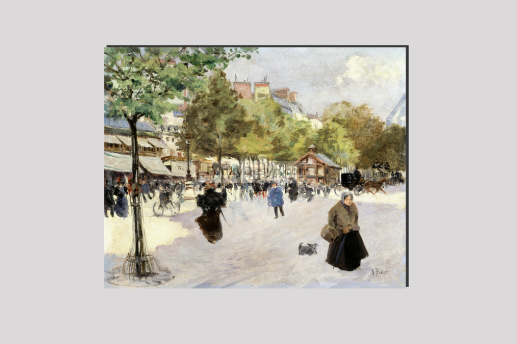 Boulevard de Clichy (1895) by Louis Abel-Truchet.