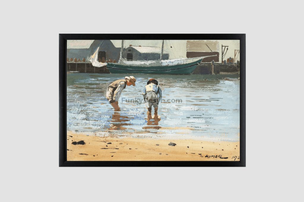 Boys Wading (1873) by Winslow Homer