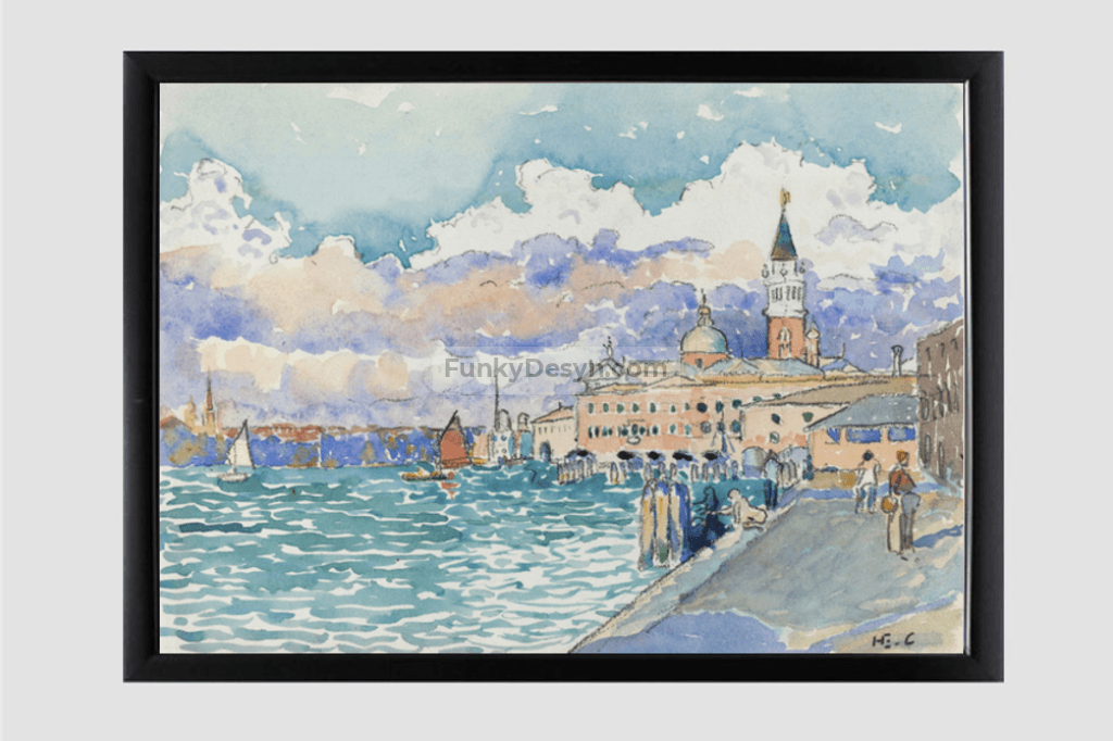 Venice (1903) painting in high resolution by Henri-Edmond Cross.