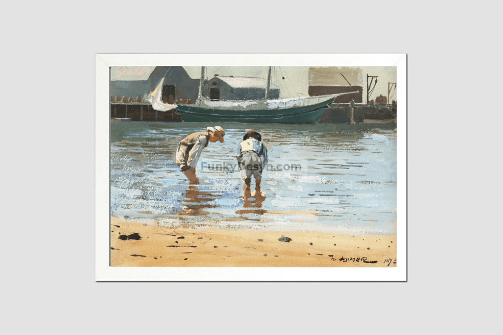 Boys Wading (1873) by Winslow Homer