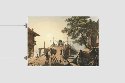 Ponte piccolo from Views in the Ottoman Dominions, in Europe, in Asia, and some of the Mediterranean islands (1810) by Luigi Mayer (1755-1803).